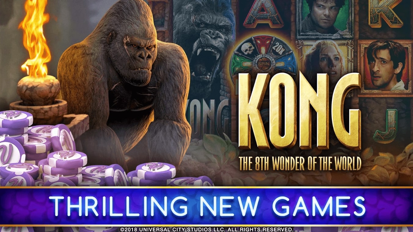 myVEGAS Slots online slot iOS application Kong Slot highlight